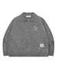 Koiliseu Dyna Collared Neck Knit Zip-Up (3 Colors)