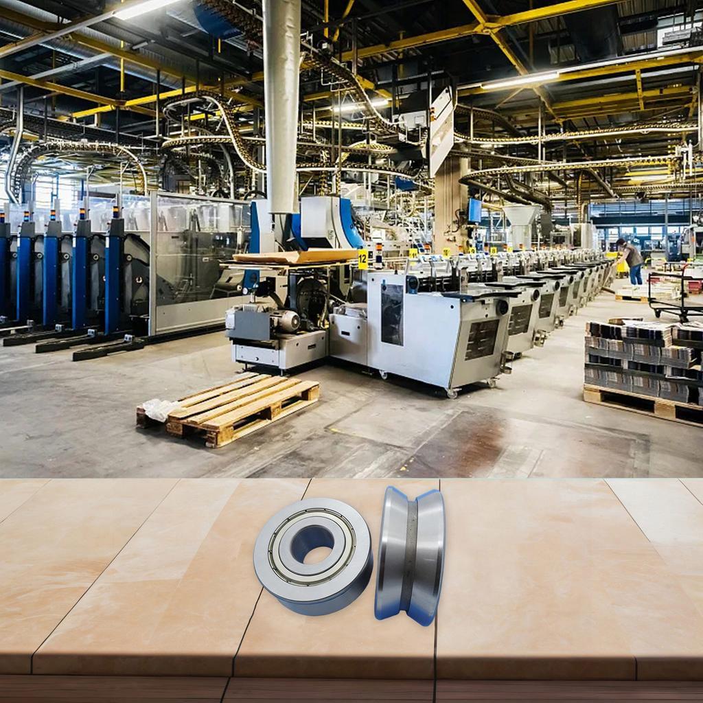 Sliding Rollers Bearing LV20457 Groove Round Bottom Track Pulley Bearing for Heavy Loads and High Speed Equipment