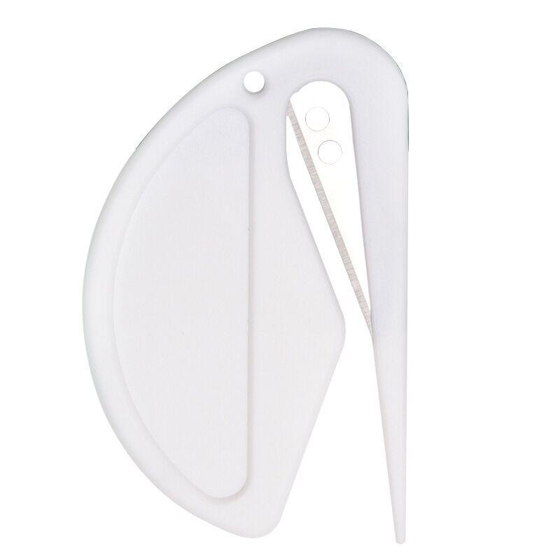Plastic Mini Letter and Envelope Opener, Paper and Craft Cutter, Rope, Leather, and Wire Blade.