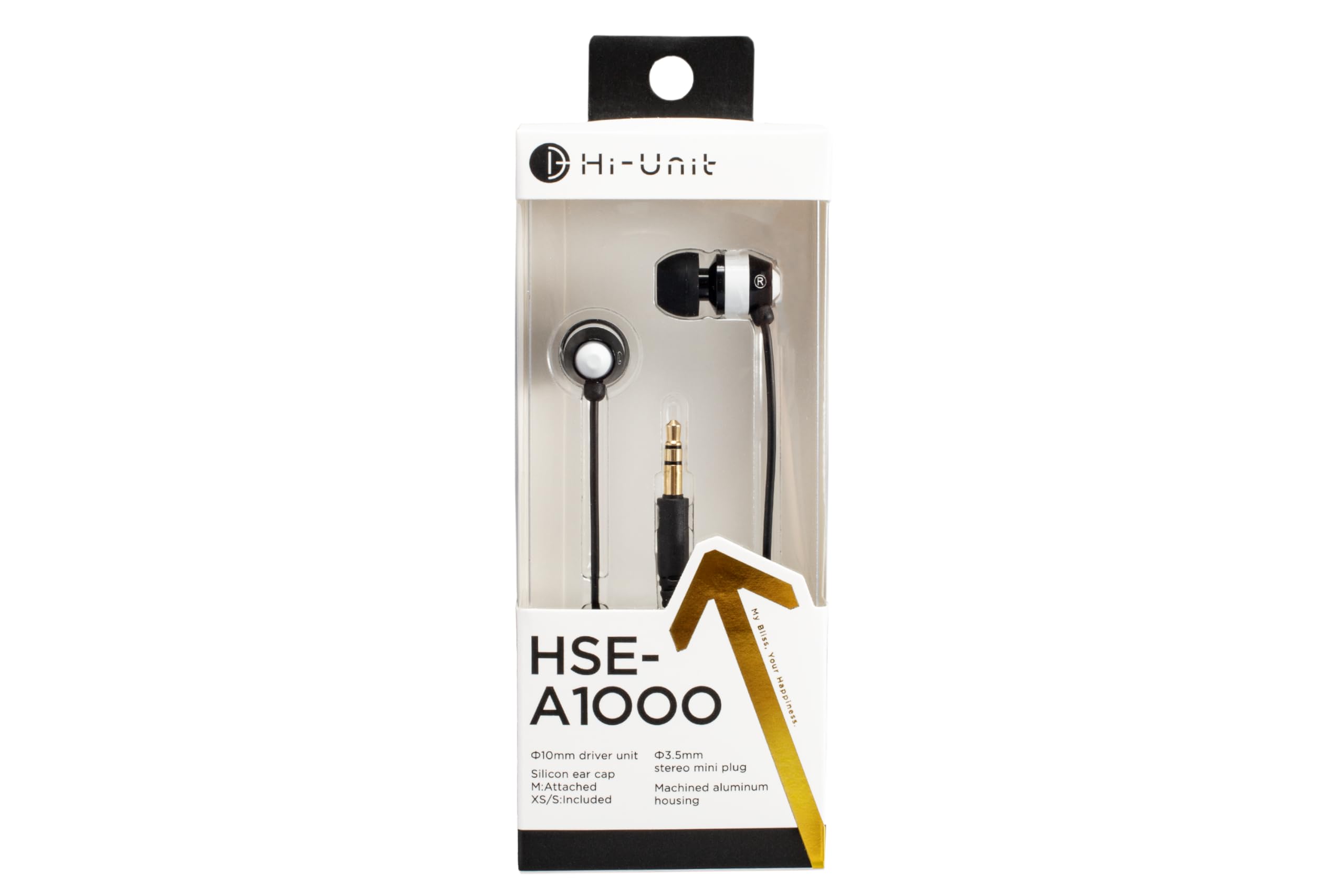 

[Genuine Hi-Unit] Earphones that deepen your emotions HSE-A1000 Pearl white Canal type Wired Disconnection resistant Cost performance