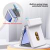 Samsung Z Flip 7 Protective Case with Card Slot and Hinge Bracket, Foldable Anti-drop Design