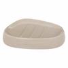 Colors Beige Ceramic Soap Dish Elegant