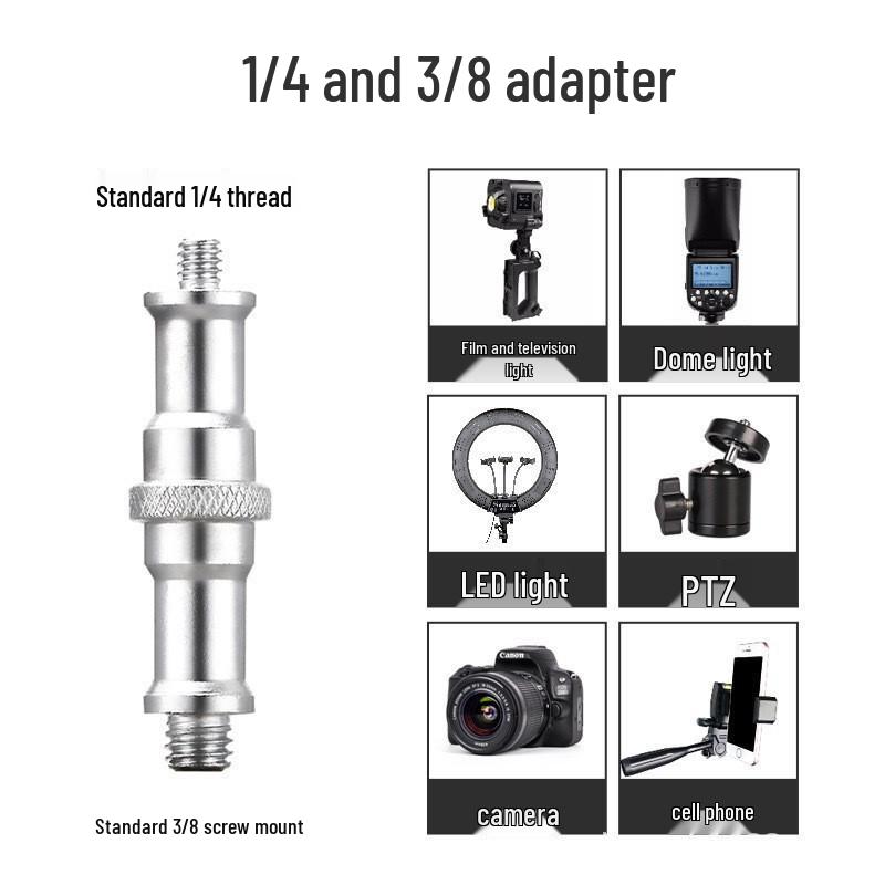 Stainless Steel 2.8m Photography Tripod with Magic Leg and Spring Stand