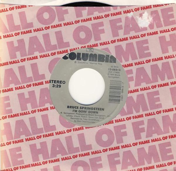

7inch Record BRUCE SPRINGSTEEN Im Goin Down Janey Dont You L 1308413 Columbia 1985 US Rock Used