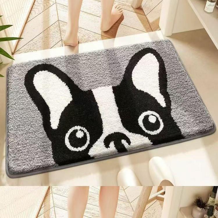 Adorable Imitation Cashmere Absorbent Bathroom Mat Carpet for Bedroom & Toilet