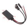 1 szt. Odbiornik Audio Bluetooth do Samochodu + Mikrofon do Radia Ip-Bus 12Pin Adapter Odbiornika Aux Bluetooth 5.0 Adapter Kabla Audio Aux-In