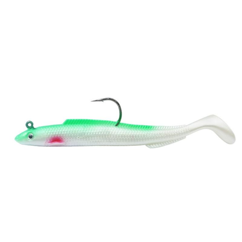 

Soft Plastic Baits Trolling Jigs With Lasers Coating Freshwaters Saltwater Fishing Assembled Jigs Anglers Essential зелёный