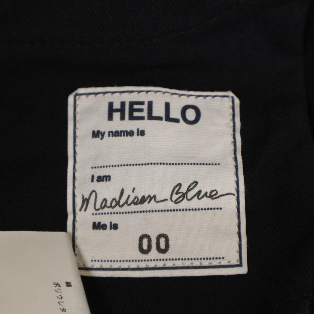 MADISON BLUE [Excellent Condition] MB999-3001 HEM CUT SLIM FLARE DENIM Skinny Denim Pants/ Bottoms 00 blackUsed