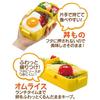 Skater Bento Box Kuromi Headpiece Sanrio 530ml Antibacterial Fluffy Dome Lid for Women Made In Japan PFLB6AG-A