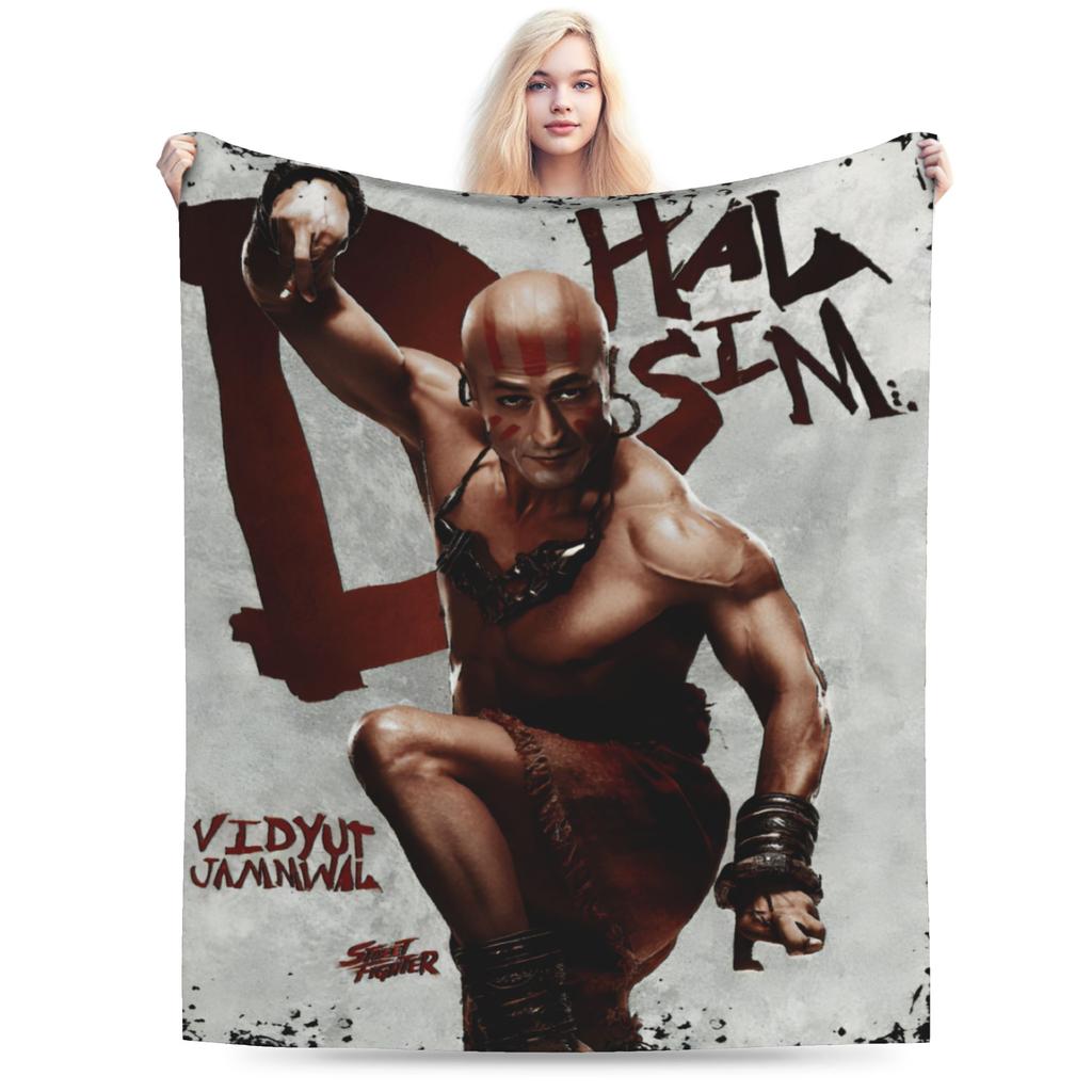 Streets Fighters Movie Blanket Coral Fleece Plush Relax Ultra-Soft Throw Blanket for Bedroom Plush Thin Quilt