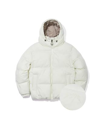 Selfish Goodwell Short Padded Jacket (Ivory) (S233Jp01)