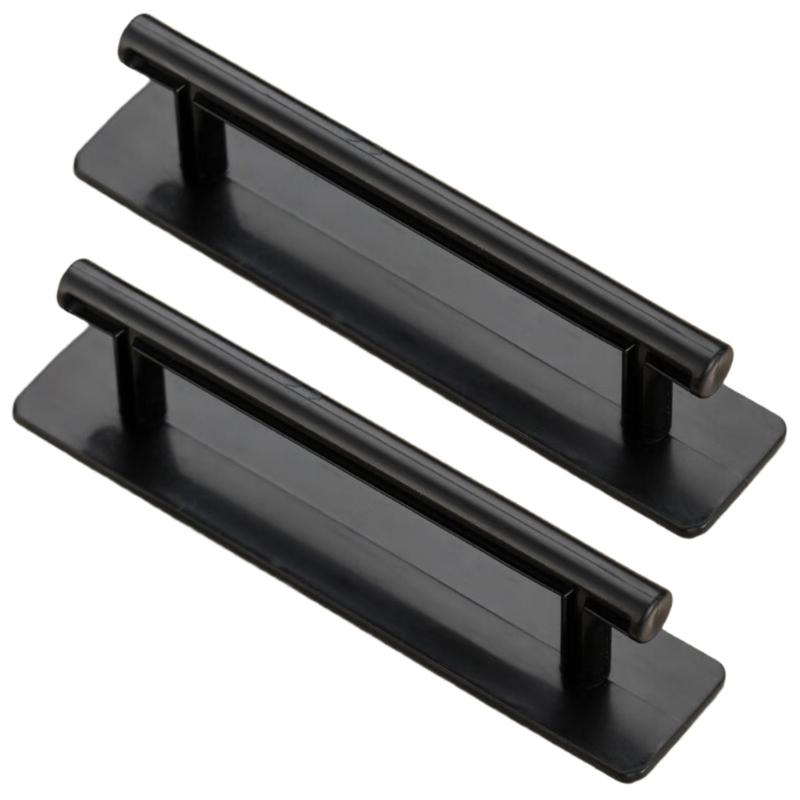 Strong Adhesive Plastic Door Pulls Smooth Grip Design Rustproof Easy To Clean Door Handles for Aluminum Wood Glass Door