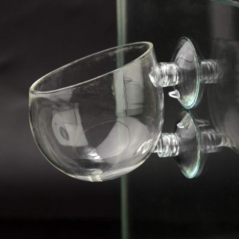 

Aquarium Plant Glass Cup With Suction Cups Fish Tank Water Potted Planting Cup Aquarium Aquatic Planter Decoration spain