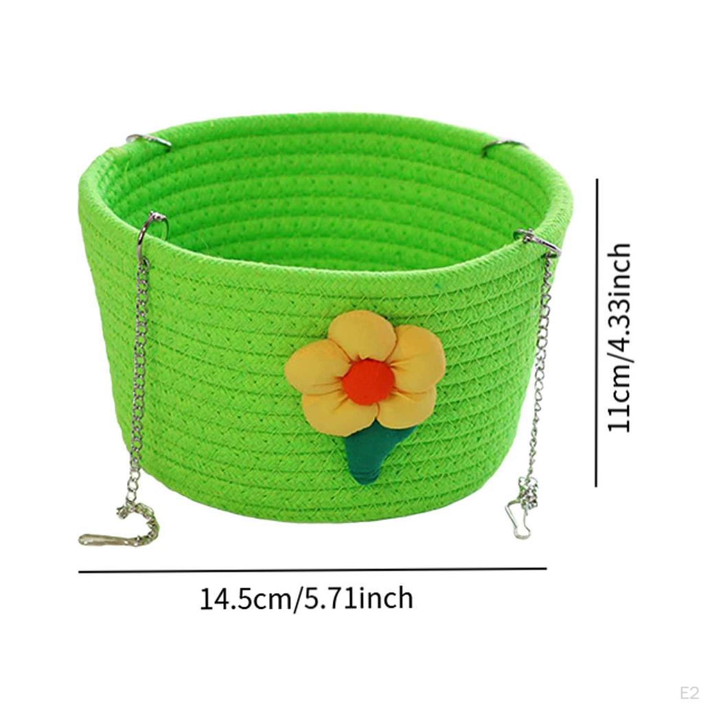 Cage Accessory for Small Animals, Rat Bed with Sturdy Chains, Hanging Nest Outdoor and Indoor