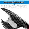 For Honda Civic 10th 2016-2021 Car Sticker ABS Exterior Door Handle Bowl Cover Trim Carbon Fiber Accessories Vehicle Decoration