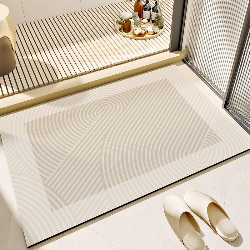 Nordic Minimalist Diatomaceous Earth Non-Slip Bathroom Mat - Wear-Resistant & Absorbent