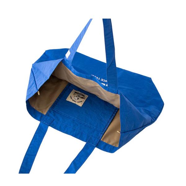 PEANUTS Snoopy Tote Bag Blue (enjoy your trip) Japan NEW