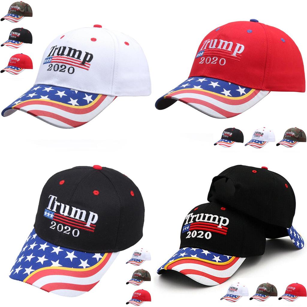 Trump President Donald 2020 Hat Usa Flag Make America Great Again Baseball Cap