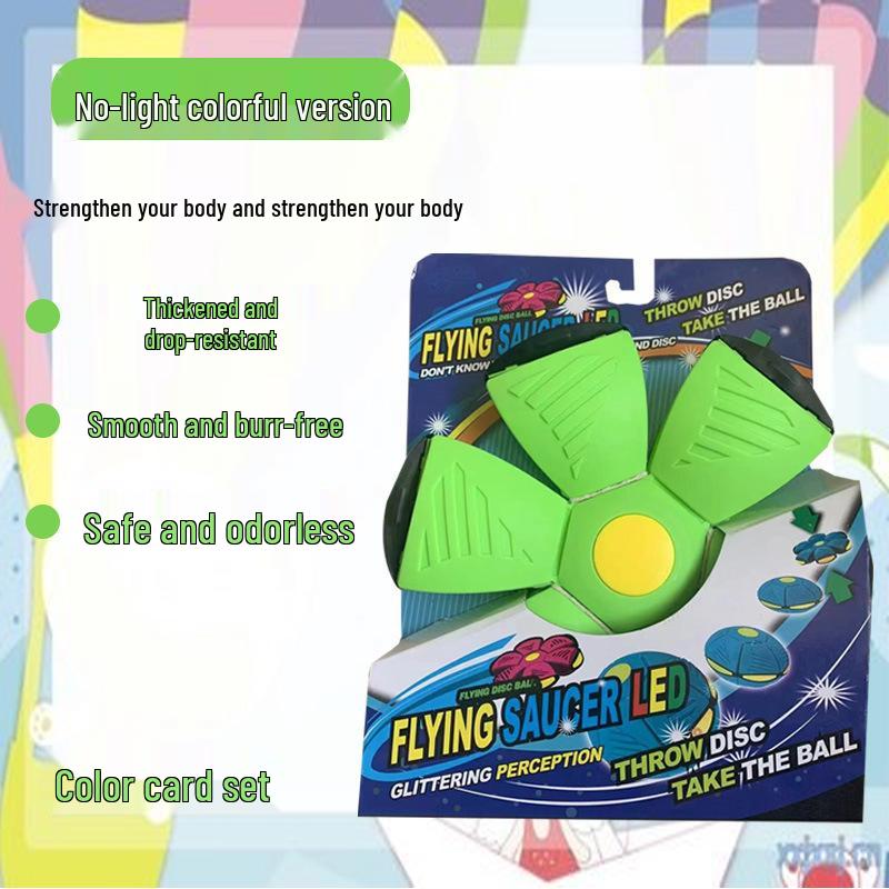 Magical Elastic Flying Saucer Ball - Children's Bouncing Stomp Toy for Outdoor Play