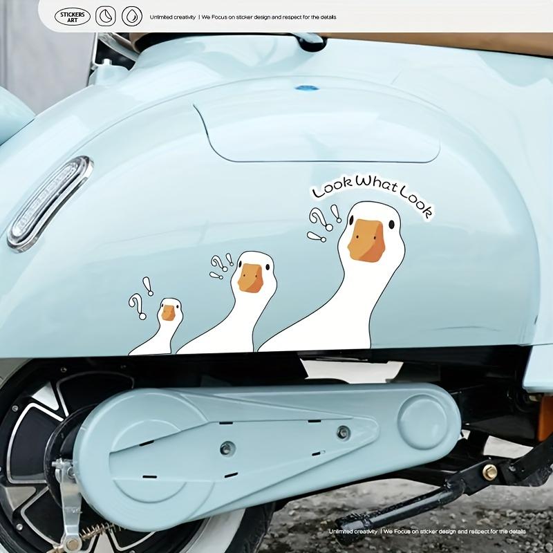 Personalized and Creative Funny Question Mark Duck Decoration Sticker Body Modification Car Sticker