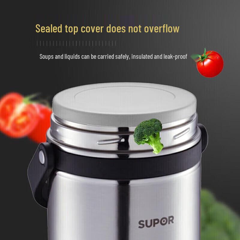 Supor KF15A1 1.5L 3-Layer Stainless Steel Insulated Lunch Box