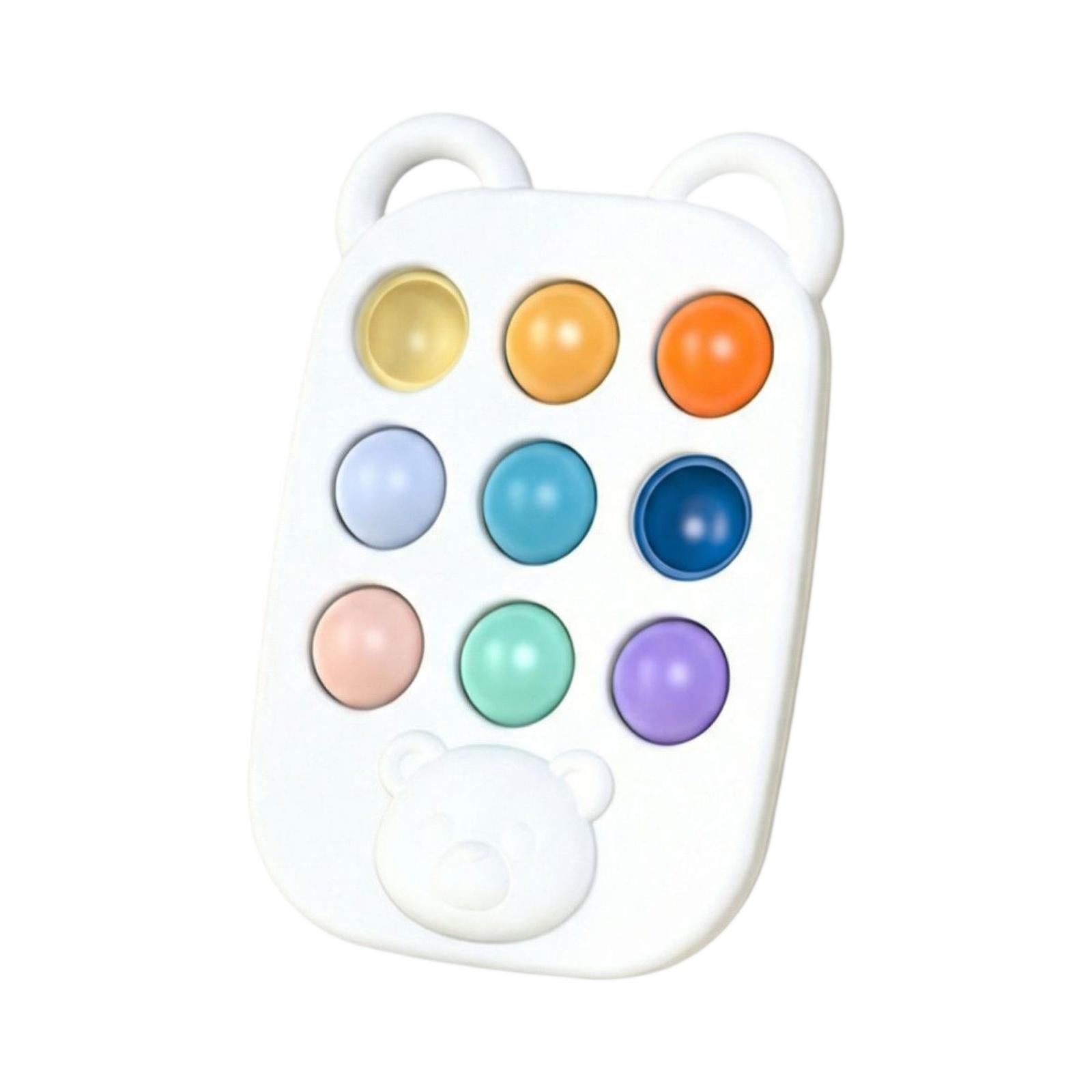 Infant And Toddler Cartoon Animal Press And Release Toy Grasping Training Educational Interactive Toy