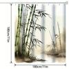 1Pc Of Classic Style Modern Art Vibrant Floral And Leaf Beautiful Energetic Nature Digital Print Shower Curtain For Home Decor