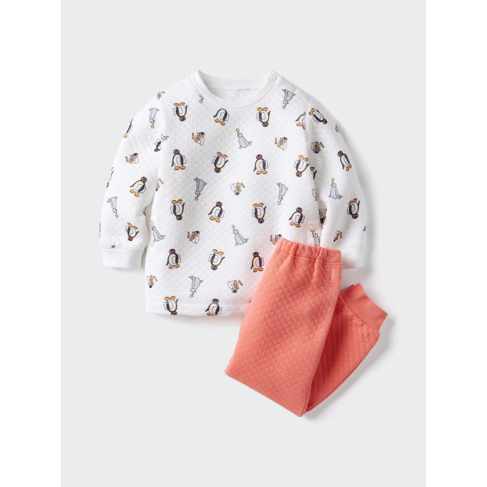 Uniqlo Bt Clay Animation Quilting Pajamas  Long Sleeve  B