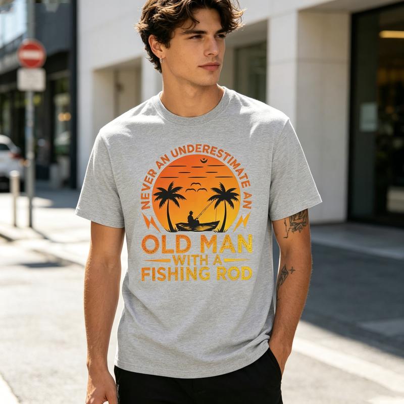 I Thought I Retired But Now I Just Work For My Wife TShirt Cute Fishing Print Tee Unisex Unisex Soft Cotton Crew Neck Short