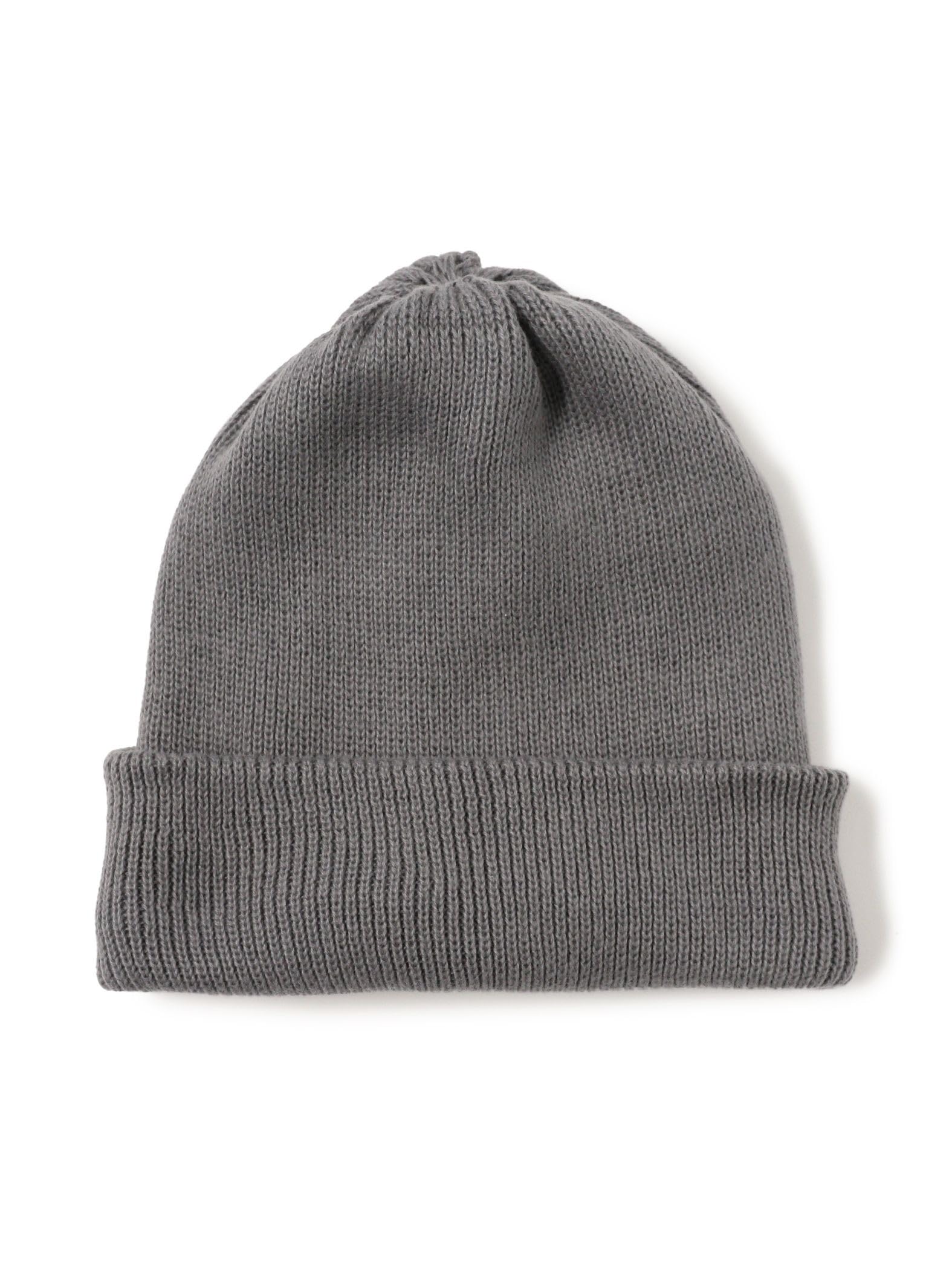 

Шапка-бини Beams Boy organicsta с отворотом, женская, серый, свободный размер