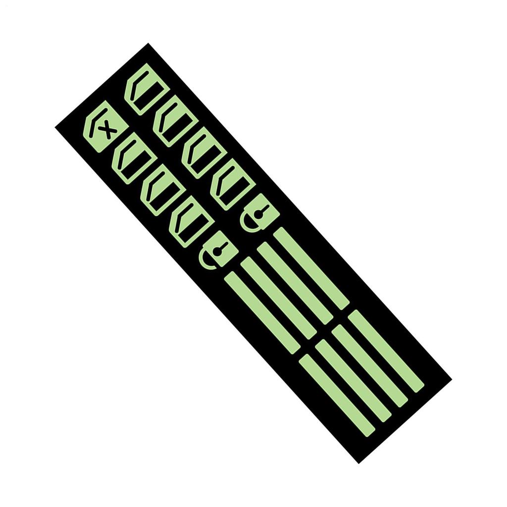 Car Luminous Button Sticker, Luminescent Sticker, Night Marker, High Visibility at Night, Luminescent Tape,