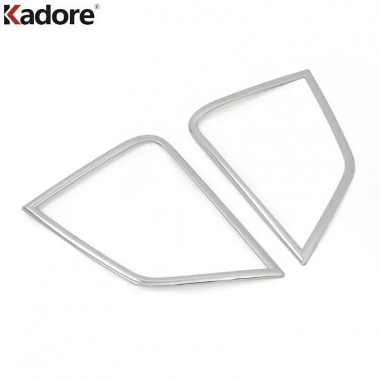 Front Fog Light Lamp Cover Trim For Mitsubishi Eclipse Cross 2017 2018 Chrome Car Accessories Head Foglight Bezel Trim