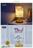 Chinese Artistic Retro LED Desk Lamp for Bedroom or Dormitory