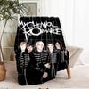 My Chemical Romance Theme Printed Blanket - Perfect for Couch, Bed, Travel & Outdoor Use | Machine Washable, Cozy & Durable.
