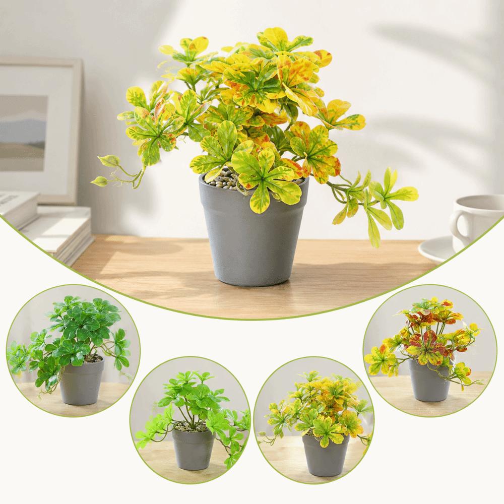 Fake Plant Fake Potted Plant Bonsai Decorative Potted Plant Artificial Bonsai Plant Garden Decor