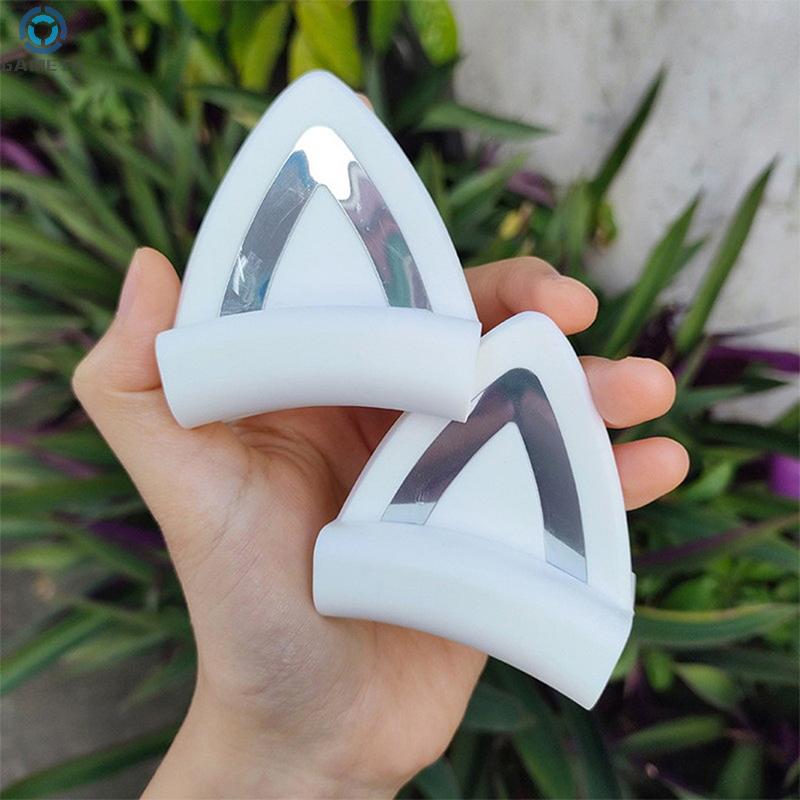 2 Pezzi Orecchie da Gatto Per Cuffie da Gioco Auricolari Attacco Decorazione Cuffie Stereo Leggero Ciondolo in Silicone