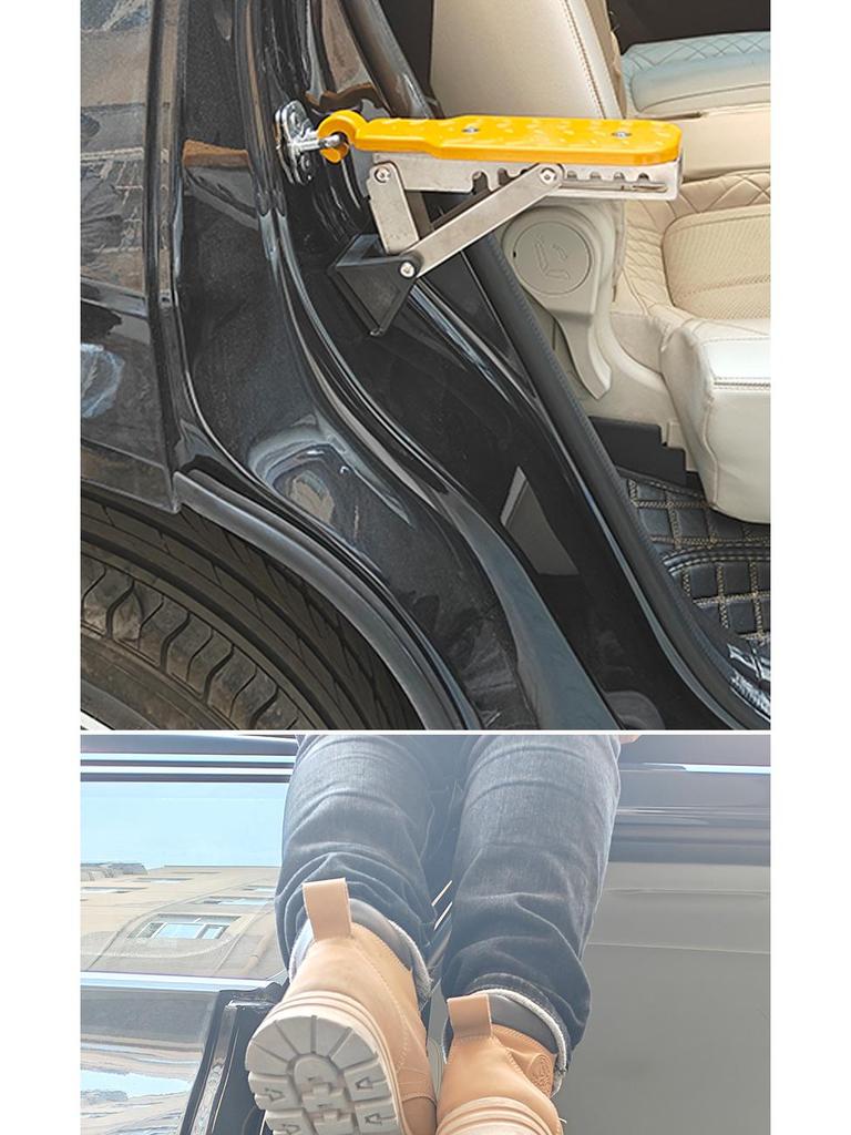 Universal Multifunctional Hook Pedal for Car Roof Access