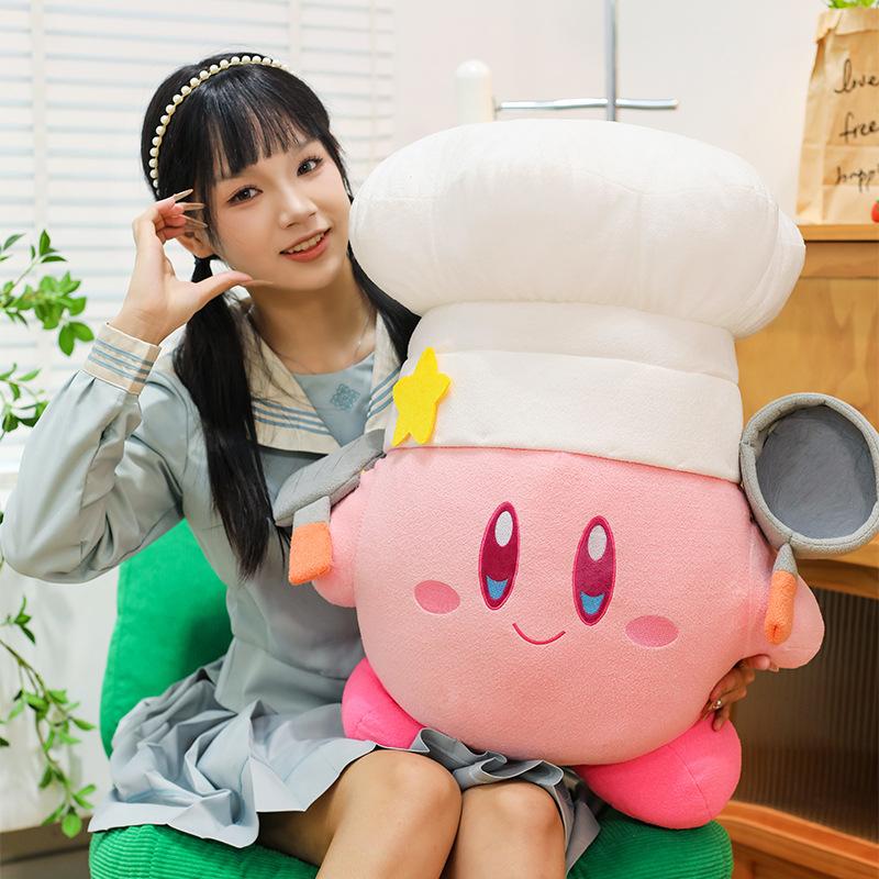 Nuovo 35/70 cm Taglia Grande Kawaii Chef Kirby Peluche Grande Peluche Regalo di Compleanno per Bambini per Ragazze Miglior Regalo Decorazione Stanza