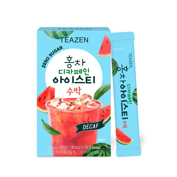 Teazen Watermelon Iced Tea 10 Sticks and 3 Other Types, Korea Kombucha