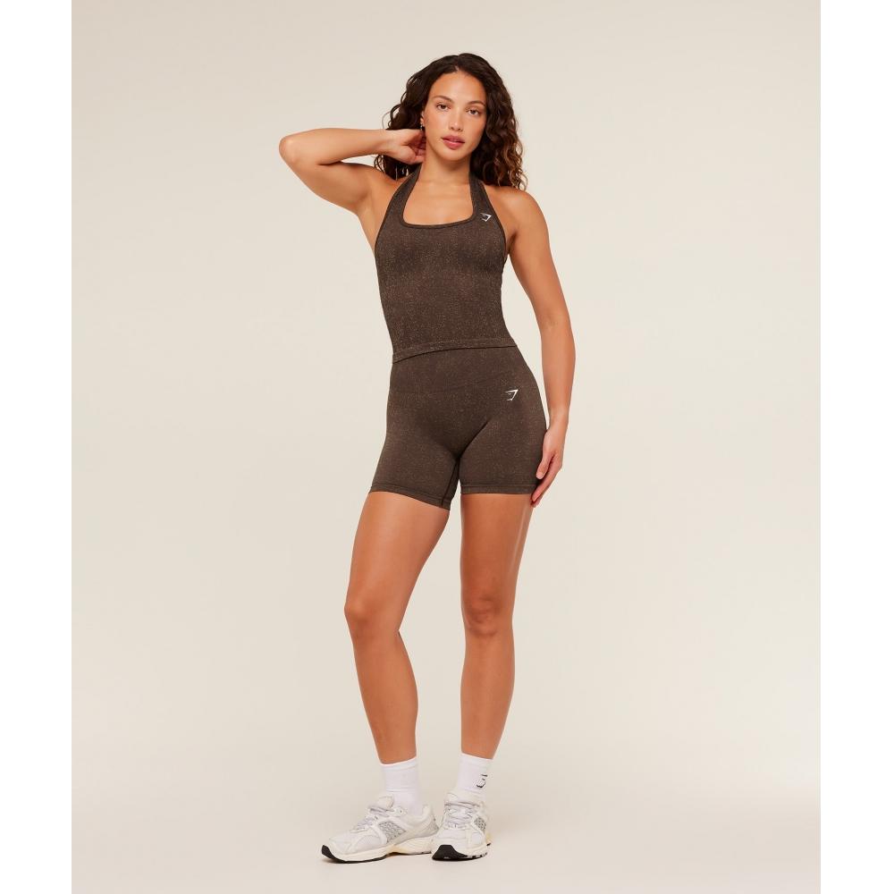 Gymshark Adapt Fleck Seamless Shorts Archive Brown Lifestyle Brown B6a1j Ndf4