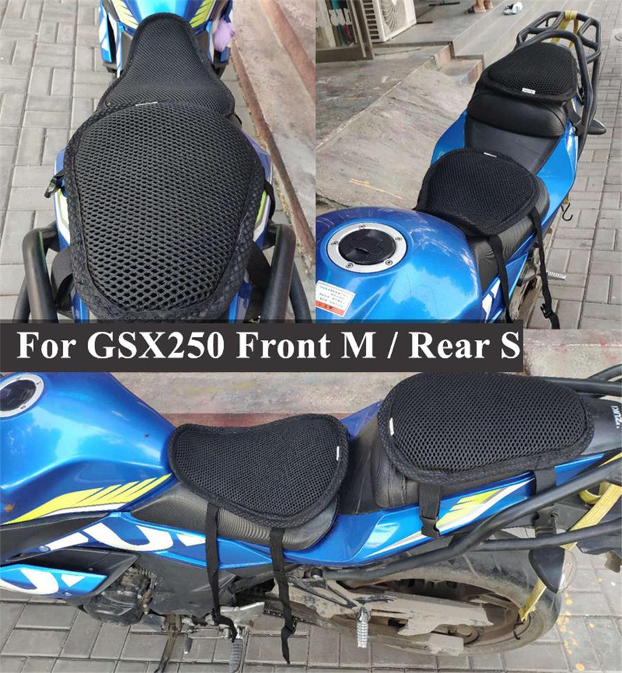 3 Layer Net Seat Cover Non-slip Breathable for Motorcycle Size S