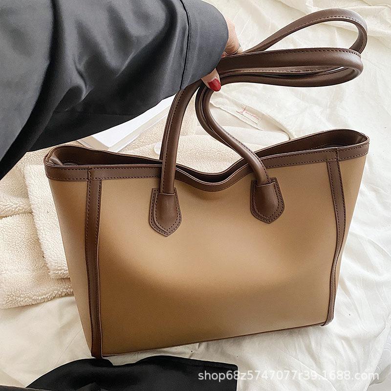 High-end and versatile shoulder tote commuter bag large capacity bag women's winter 2025 new explosive fashion bag