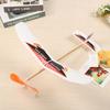 Wood Airplane Gliders Propeller Plane Toys Set Wooden Airplane Kits Rubberband Powered Propellor Planes Children's Day