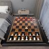Chess Pattern Carpet Mat Rug King Queen Rook Bishop Knight Pawn Theme Game Living Room Area Rug Protection
