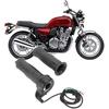 Acouto Electric Throttle, Throttle Handle Grips E-Bike Throttle Handle Accelerator Grips and Grip Cable for Electric Bike Scooter ATV Dirt Bike