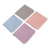 4 Colors Mini Lipstick Storage Bag Automatic Closure Portable PU Leather Pocket Cosmetic Makeup Bag for Earphone