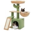 Luxury Integrated Cat Tree Condo with Space Capsule and Sisal Villa