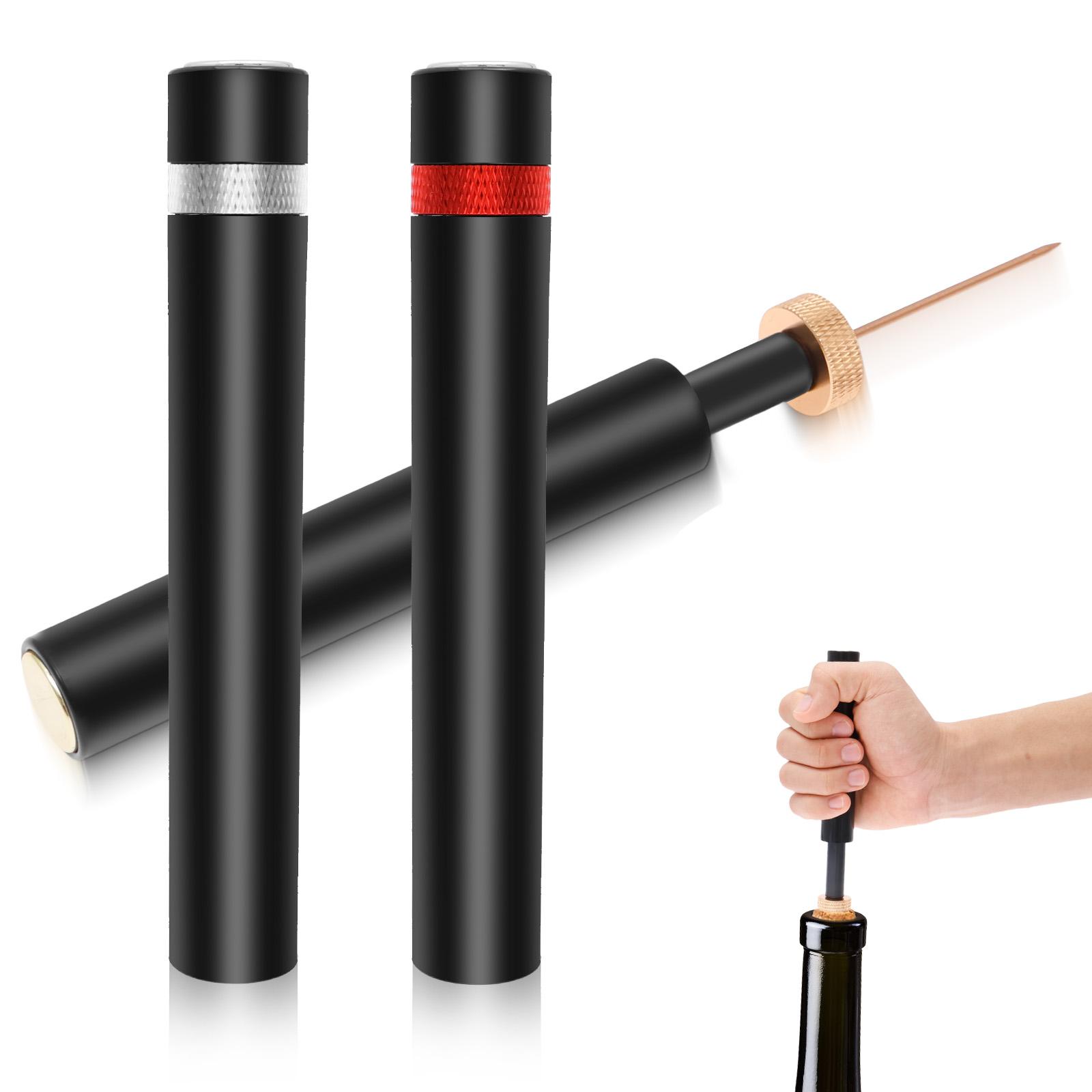 

3Pc Air Pump Wine Bottle Opener Stainless Steel Pin Cork Remover Air Pressure Wine Corkscrew Opener Kitchen Tool Bar Accessories