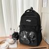 The schoolbag is fresh, cute and transparent, and the two-dimensional girl is versatile, lightweight and large-capacity class.