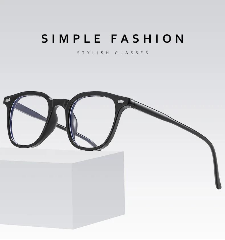 Óculos Quadrados Nerd Bloqueadores de Luz Azul Anti Luz Azul Armação para Óculos de Computador